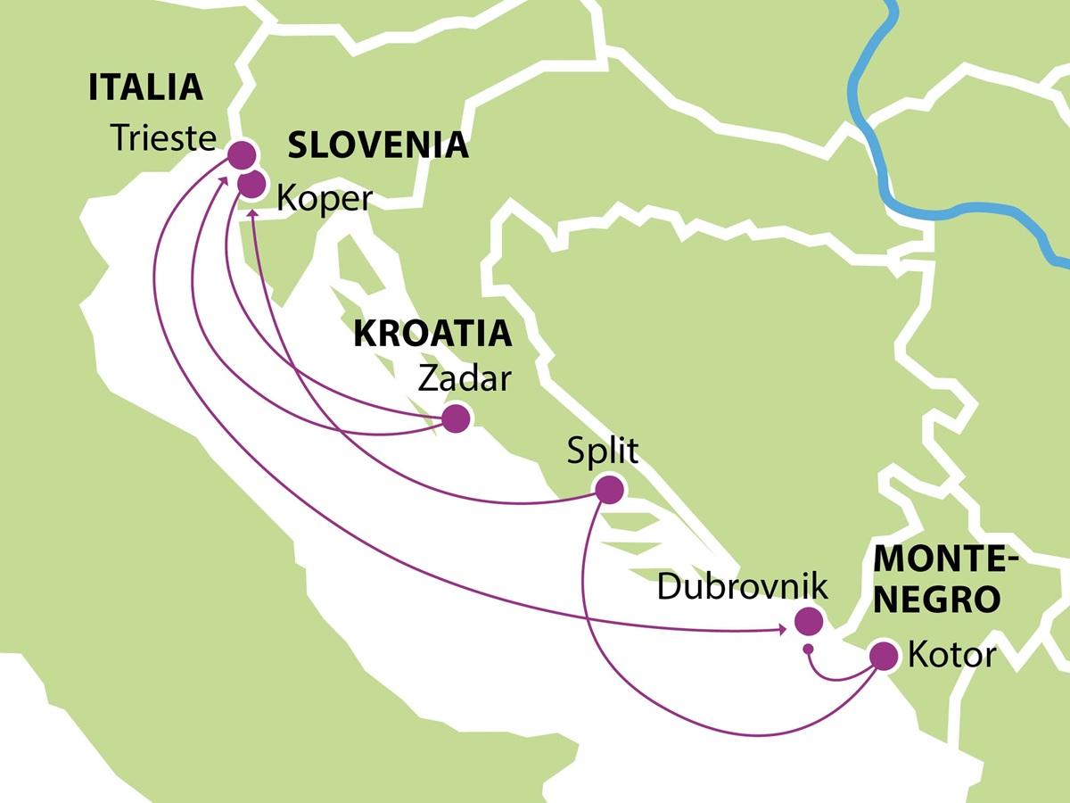 KC kartta Adrianmeren aarteet 2025