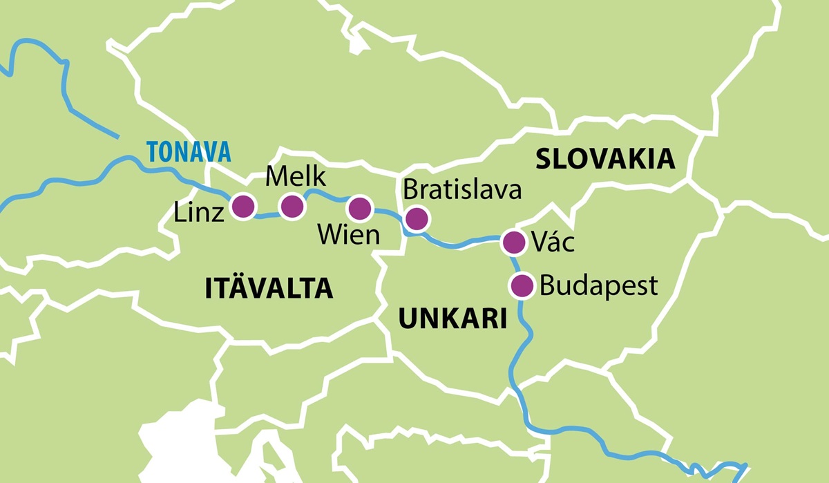 KC kartta Historiallinen Tonava