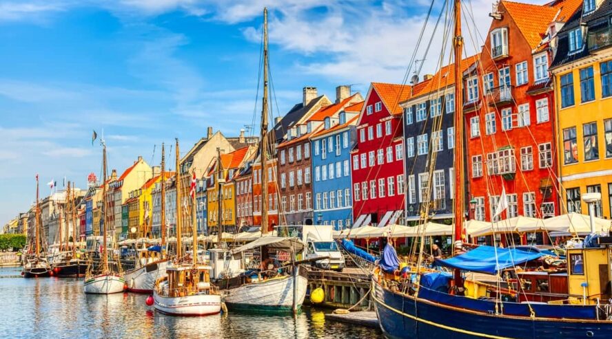 Koopenhamina Nyhavn Tanska