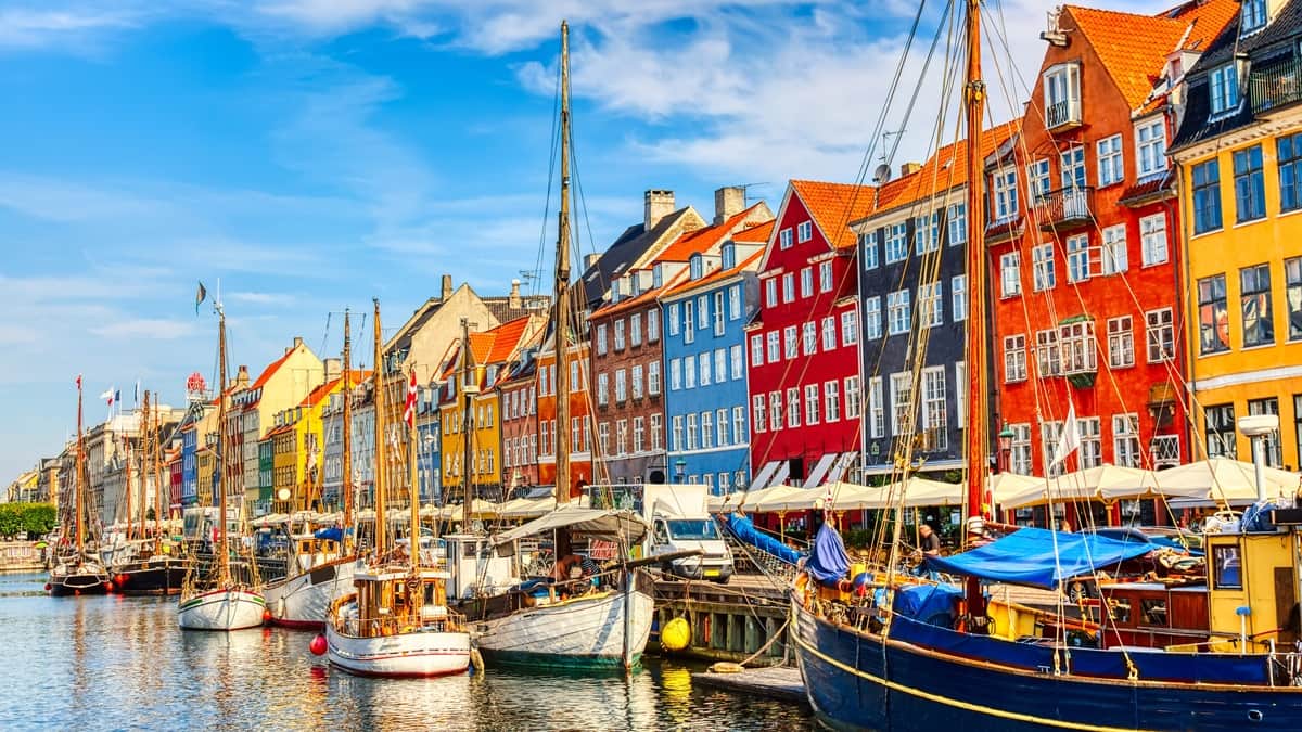 Koopenhamina Nyhavn Tanska