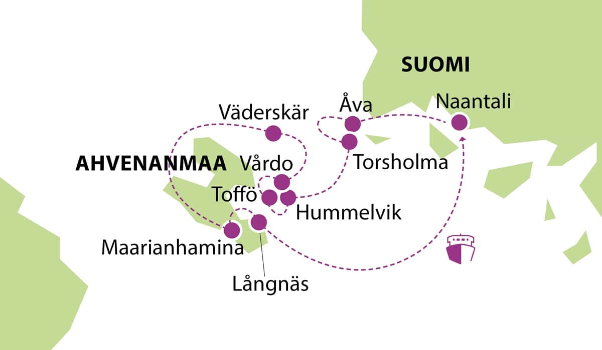 Ahvenanmaa Myrkyluodon Maija 2025 kartta