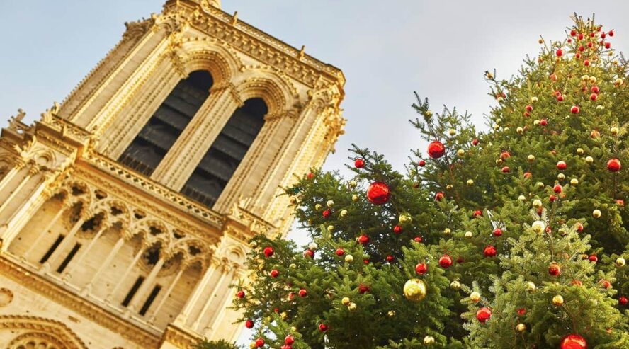 Notre Dame joulu Pariisi Ranska