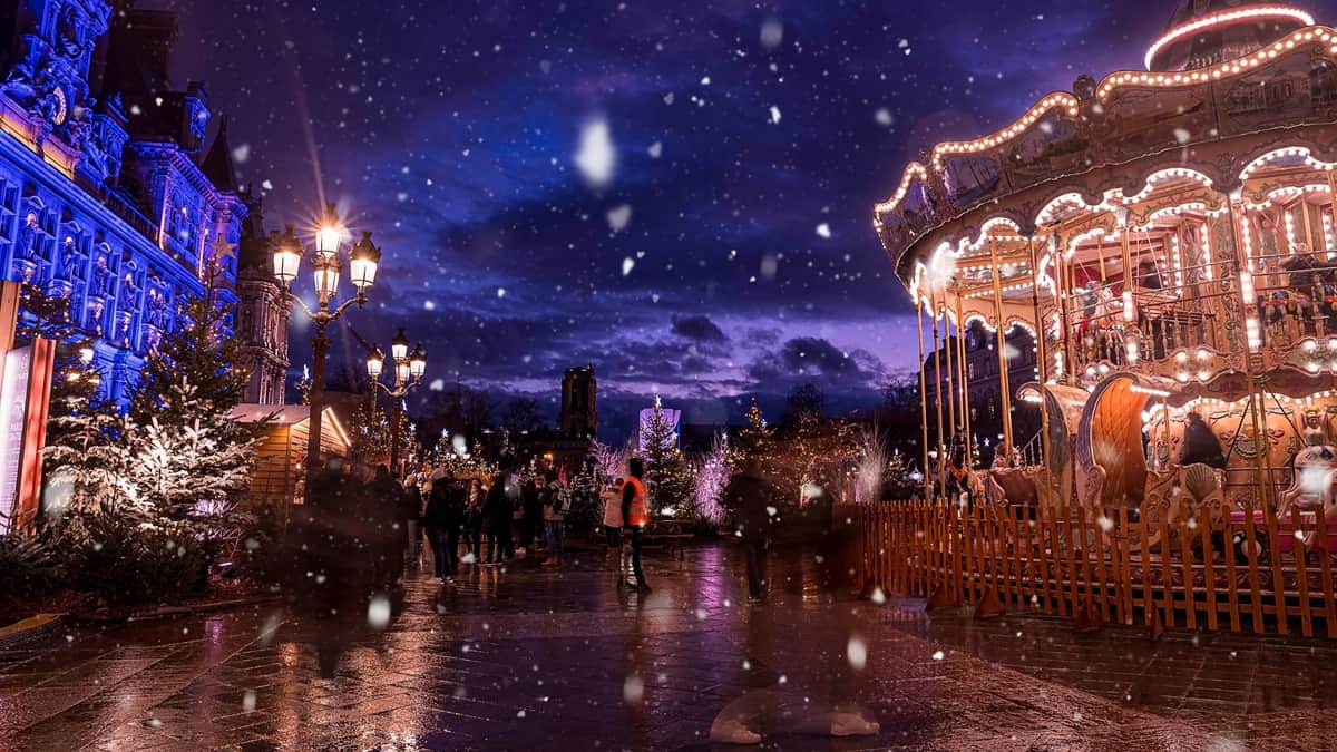 Pariisi joulumarkkinat Ranska