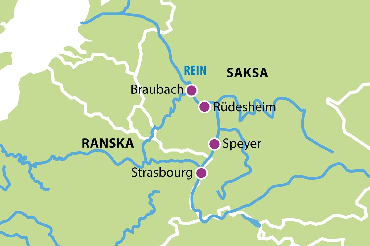 KC kartta Jouluristeily Rein 2025