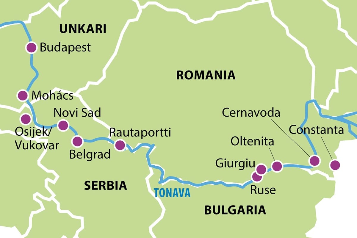 KC kartta Etelaisen Tonavan risteily 16 05 2026