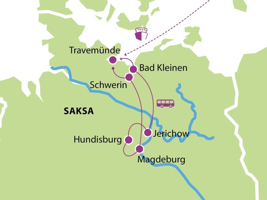 KC kartta ROPAXristeily puutarhoja ja linnoja Saksassa 23 04 2026