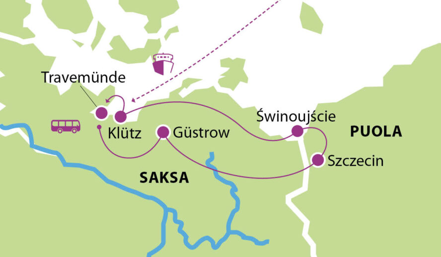 KC kartta www lev 1200px ROPAX risteily Puolaan juhannuksen aikaan 15 06 2026