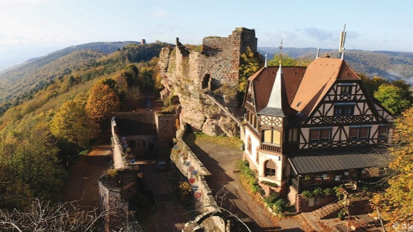 Haut Barr linna Saverne Ranska