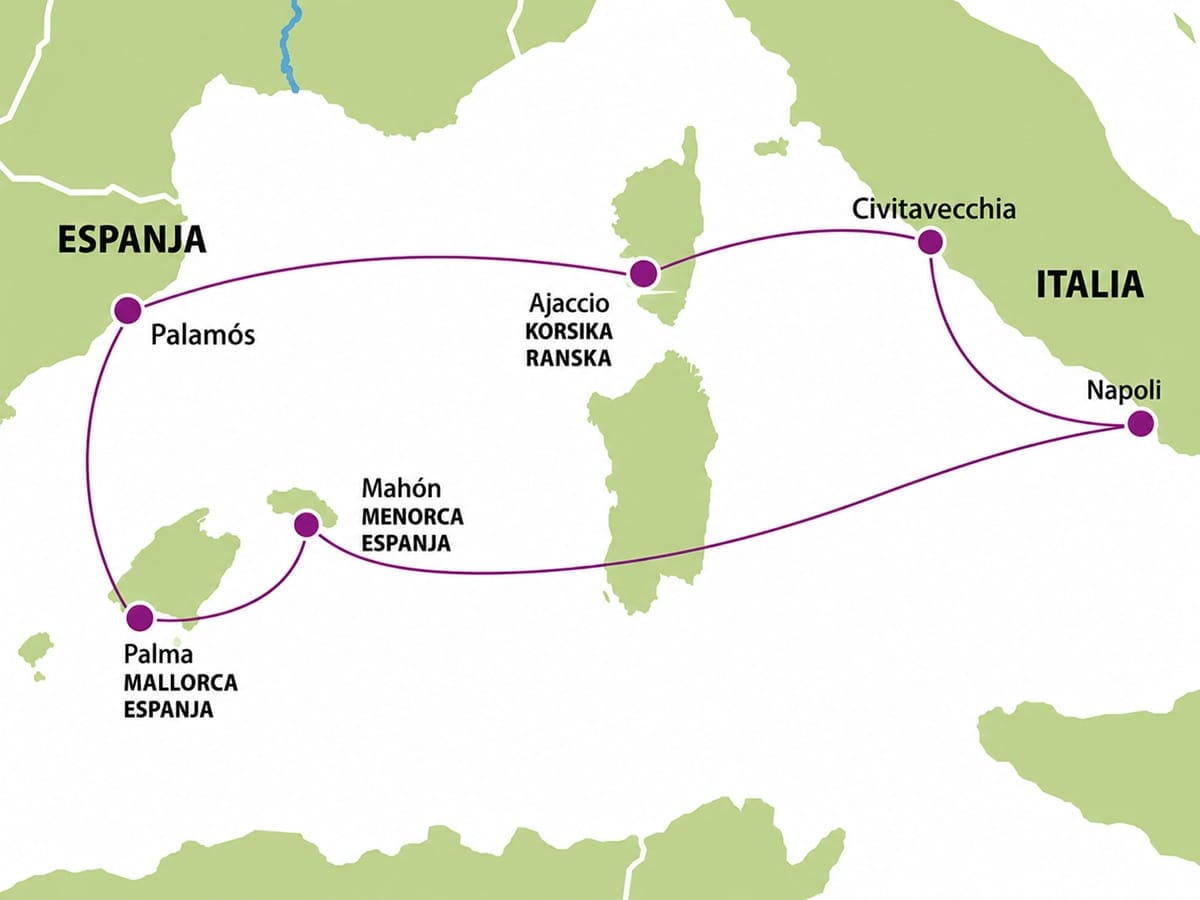 Välimeren aarteet Espanja, Italia & Ranska 26.9.2026 MUOKATTU