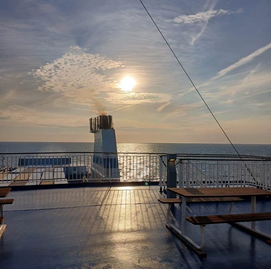 Laivalla Saksaan tehty reissu oli Susannalle kokemus, jossa matka oli vähintään yhtä tärkeä kuin päämäärä