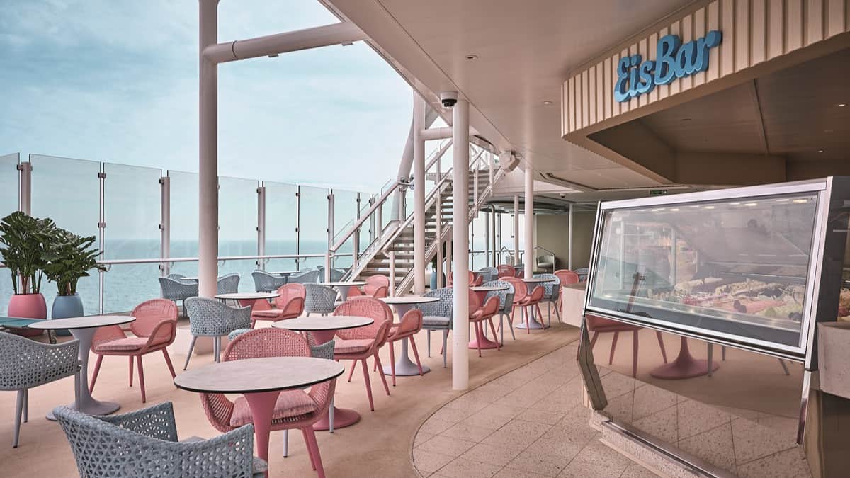 Mein Schiff Flow Relax jäätelöbaari